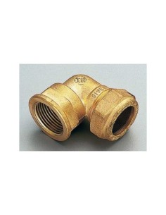 RACOR CODO CON ANILLO PARA COBRE 22X1/2 H