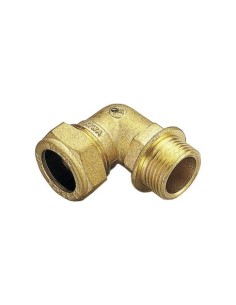 RACOR CODO CON ANILLO PARA COBRE 22X3/4 M