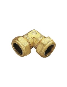 RACOR CODO DOBLE CON ANILLO PARA COBRE 18X18