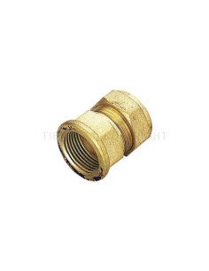 RACOR RECTO COBRE ANILLO COMPRESIÓN HEMBRA