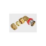 RACOR CODO DOBLE MULTICAPA Ø16-15 TIEMME