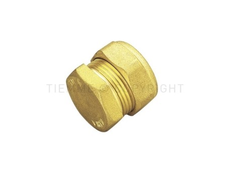 RACOR TERMINAL C/ANILLO PARA TAPÓN CU 22MM TIEMME