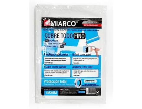 CUBRETODO PE FINO MIARCO 4X5M POLIETILENO