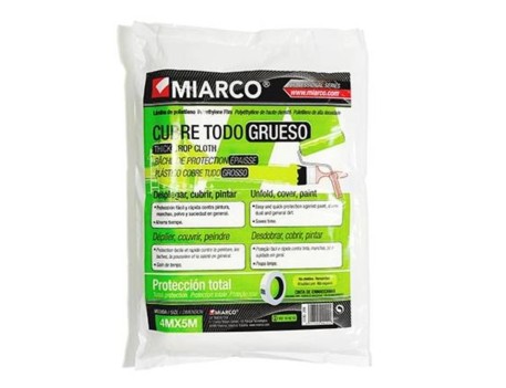 CUBRETODO PE GRUESO MIARCO 4X5M POLIETILENO