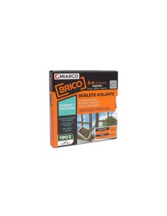BURLETE CAUCHO TIPO E MARRON 9MMX6M MIARCO