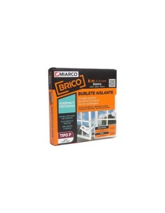 BURLETE CAUCHO TIPO P BLANCO 9MMX6M MIARCO