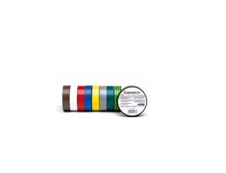 CINTA AISLANTE PVC MIARCO NEGRA 19MMX25MX0.15MM