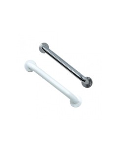 ASIDERO RECTO ACERO INOXIDABLE 30CM BLANCO