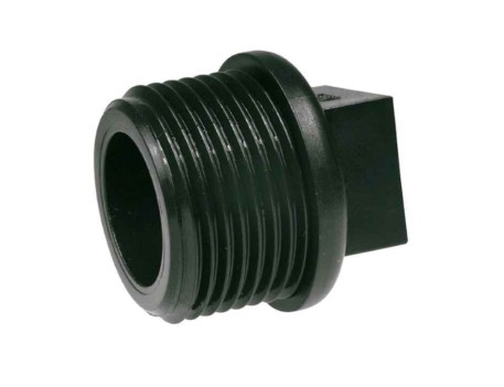 TAPÓN MACHO ROSCADO PE 1 POLIPROPILENO J-80