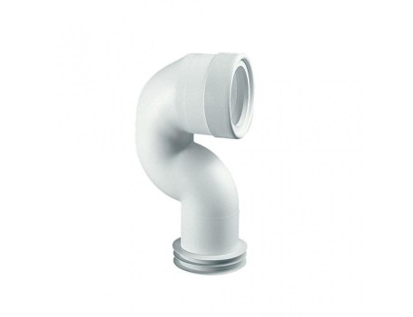 MANGUITO INODORO ACODADO AJUSTABLE 110MM DUAL