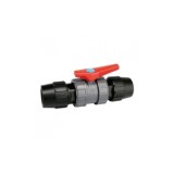 VÁLVULA DE ESFERA PVC DESMONTABLE 25MM ENLACE POLIETILENO