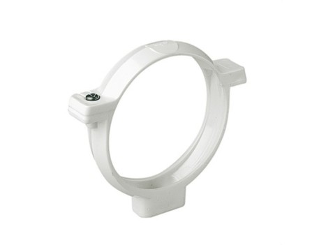 BRIDA BAJANTE TUBULAR GRIS 80MM ALIAXIS