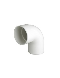 CODO BAJANTE MACHO-HEMBRA 87°30' BLANCO 80MM