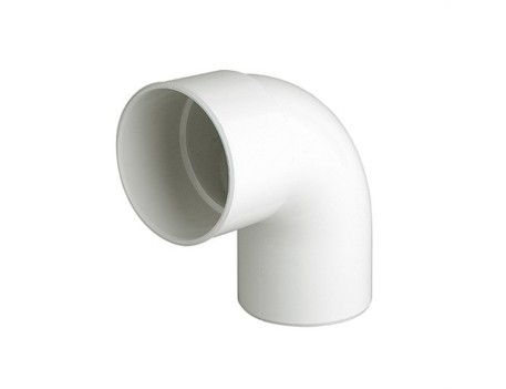 CODO BAJANTE MACHO-HEMBRA 87°30' BLANCO 80MM