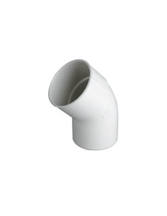 CODO BAJANTE M/H 45° BLANCO Ø100MM EVACUACIÓN