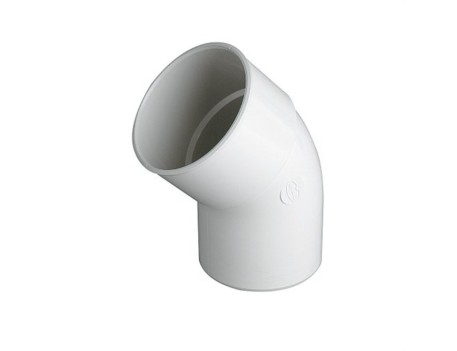 CODO BAJANTE M/H 45° BLANCO Ø100MM EVACUACIÓN