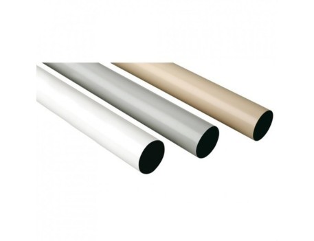 BAJANTE PVC GRIS 80MM 4 METROS PARA CANALÓN
