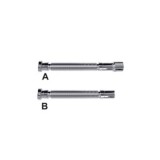MANGUITO FLEXIBLE CROMADO JUNTA PLANA 1¼X32/40