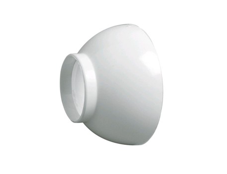 PLAFÓN EMBELLECEDOR BLANCO PARA TUBO 40MM