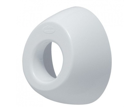 EMBELLECEDOR OVALADO BLANCO TUBO 32MM S-124
