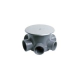 BOTE SIFÓNICO S-153 PVC 110X40X50 CON TAPA INOX