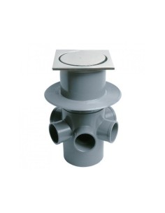BOTE SIFÓNICO SUMIDERO AÉREO S-189 110X50 INOX