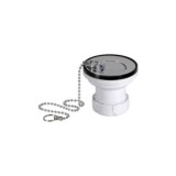 VÁLVULA DESAGÜE CON TAPÓN CROMADO 1 1/4 INOX