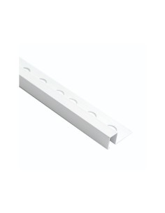 LISTELO ALUMINIO BLANCO CUADRADO 10X10MM 2.6M