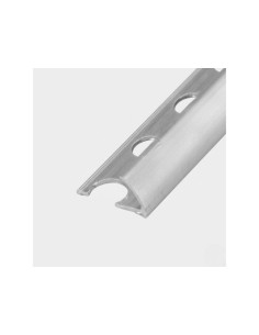 PERFIL ALUMINIO PLATA CEPILLADO 2,6X11MM