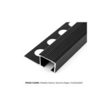 PELDAÑO ALUMINIO NEGRO 14X20,5CM 2,5M