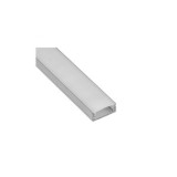 LISTELO ALUMINIO LED 08X17X2500MM CON HERRAJES