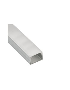 LISTELO ALUMINIO LED 14X19X2500MM CON HERRAJES