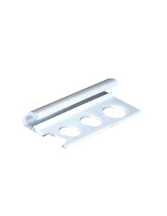 PERFIL ALUMINIO BLANCO H.10,5MM BARRA 2600MM