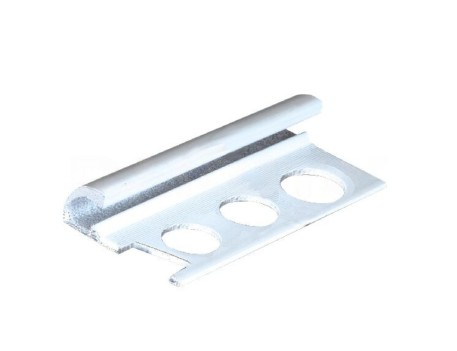 PERFIL ALUMINIO BLANCO H.10,5MM BARRA 2600MM