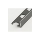 PERFIL L ALUMINIO ARENA GRIS PERLA 12X25X2600MM
