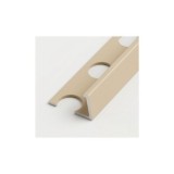 PERFIL L ALUMINIO ARENA MARFIL 12X25X2600MM