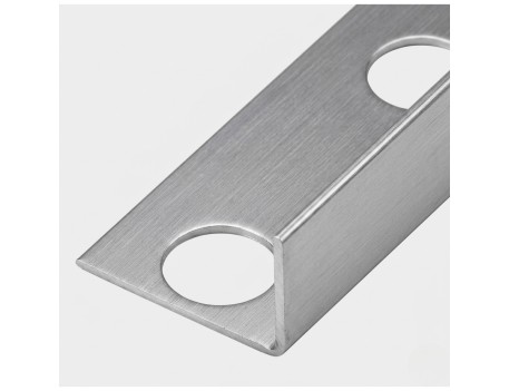 PERFIL L INOX 304 MATE 10MM X 2600MM