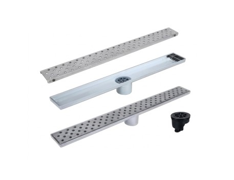 CANAL DESAGÜE SLIM ACERO INOX CUADRO-VERSA 600MM