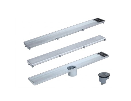 CANAL DESAGÜE SLIM CON SIFÓN INOX DUO 700MM