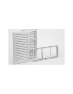 PACK 2 REJILLAS VENTILACIÓN FIJA ABS 130X260MM
