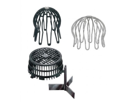 PARAHOJAS GALVANIZADO PARA CANALÓN 80/120MM