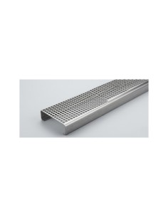 REJILLA INOXIDABLE 304 CUADROS 1000X130MM PEGASUS