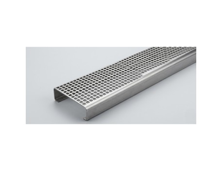 REJILLA INOXIDABLE 304 CUADROS 1000X130MM PEGASUS