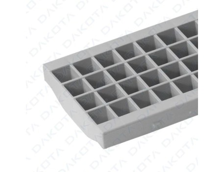 REJILLA GRIS CON CLIP CLASE A15 100X13 PP