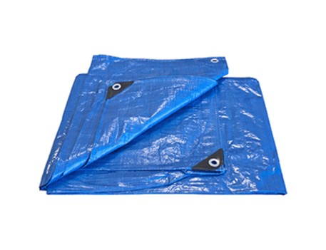 TOLDO IMPERMEABLE AZUL POLIETILENO 5X7 METROS