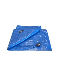 TOLDO IMPERMEABLE AZUL POLIETILENO 6X8 METROS