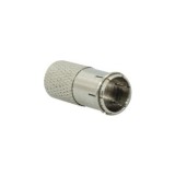CONECTOR F RÁPIDO MACHO PARA ANTENA TV METAL