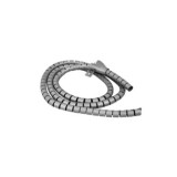 ORGANIZADOR CABLES CON CLIP 20MM GRIS 2.5M