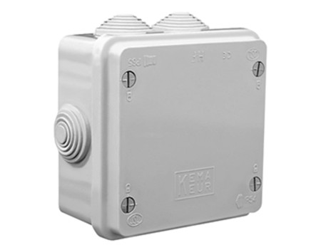 CAJA ESTANCA SUPERFICIE 100X100X55MM 7XM25