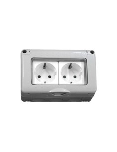 BASE DOBLE LUZ SCHUKO ESTANCA S34 HEPOLUZ 05630